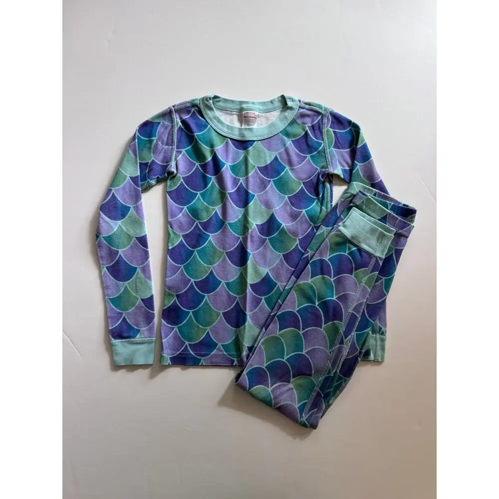Hanna Andersson organic mermaid scales pajamas